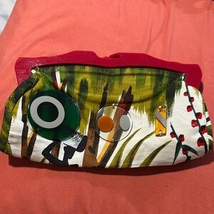 Marni vintage Colorful Artistic Clutch